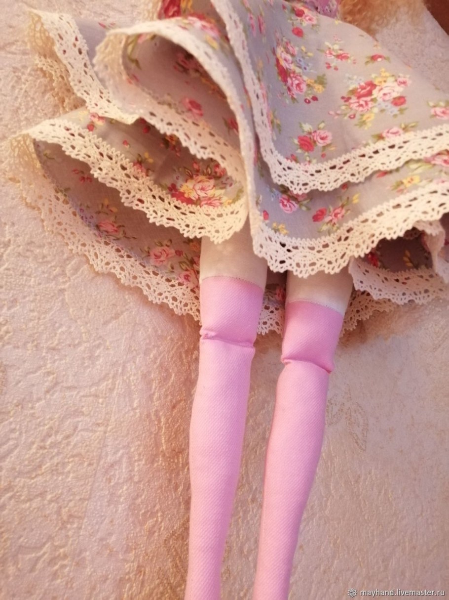 Кукла Тильда дама с собачкой