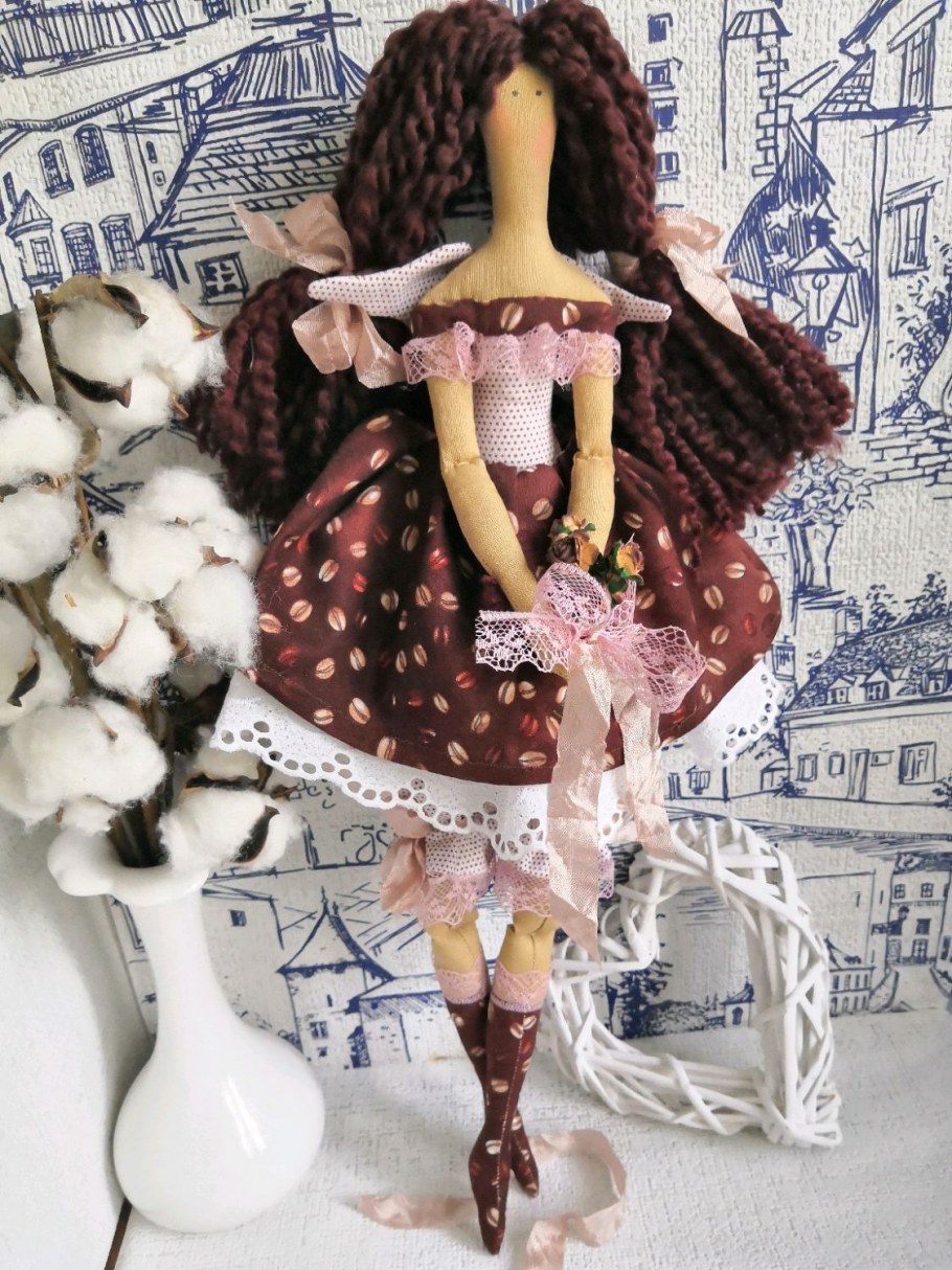 Интерьерная кукла Тильда