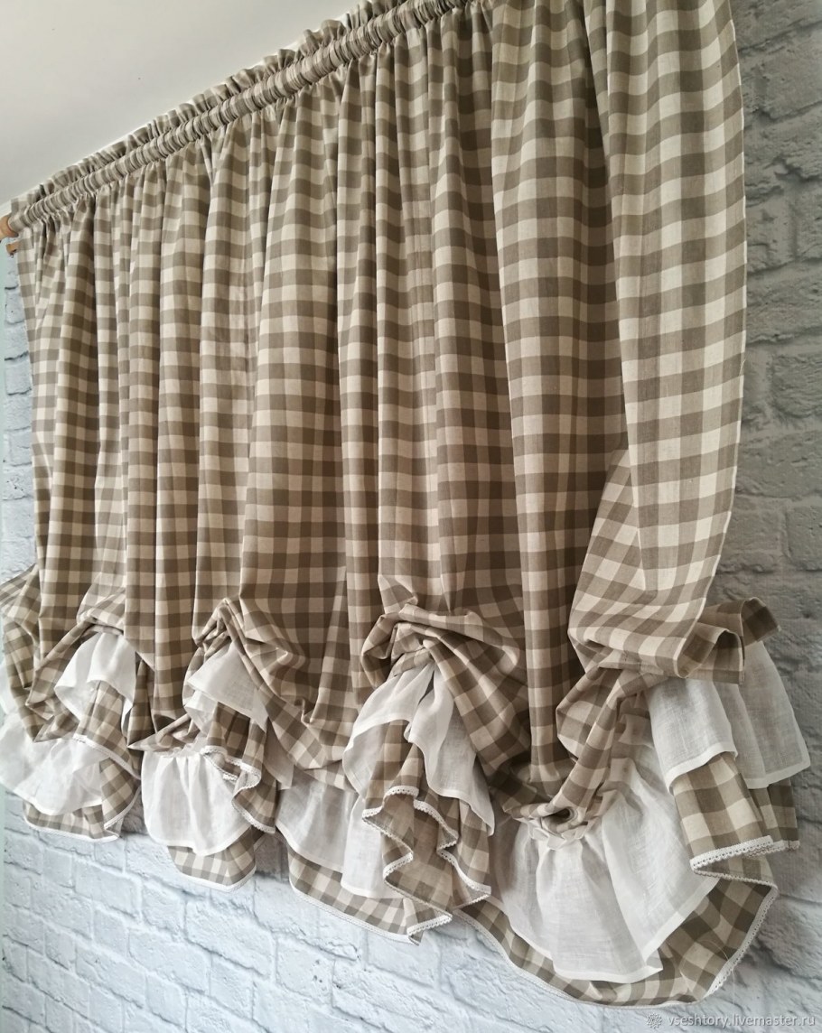 Шторы в деревенском стиле