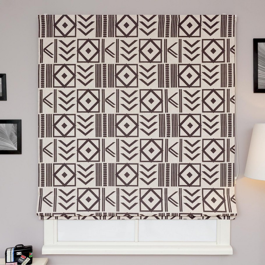 Шторы с геометрическим рисунком