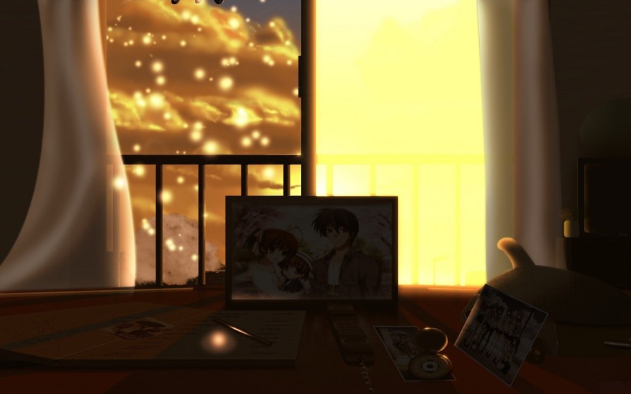 Спальня гача лайф ночью аниме