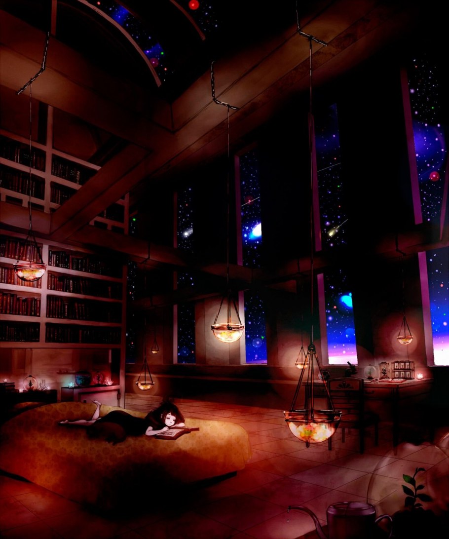 Фон аниме ночь