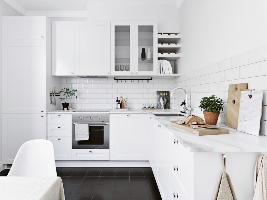 Скандинавская кухня 5 кв метров