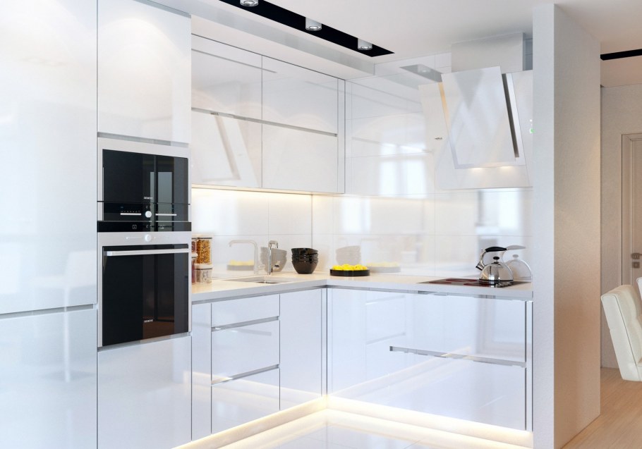 Компактная современная кухня