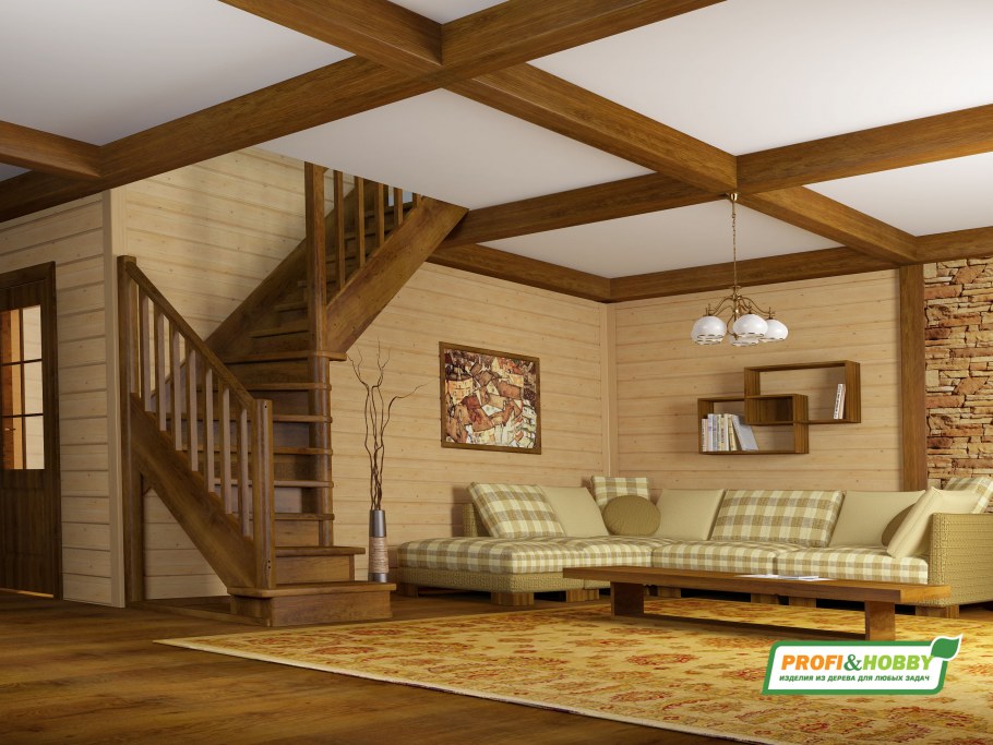 Лестница деревянная лс-225м