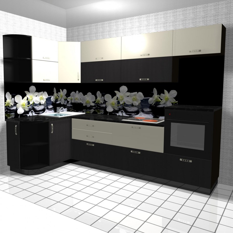 Сурская мебель кухня Валерия ваниль