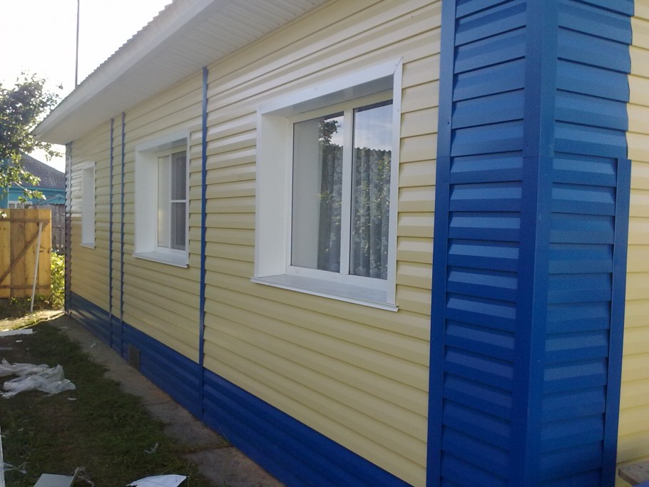 Корабельная доска металлосайдинг рал 5002