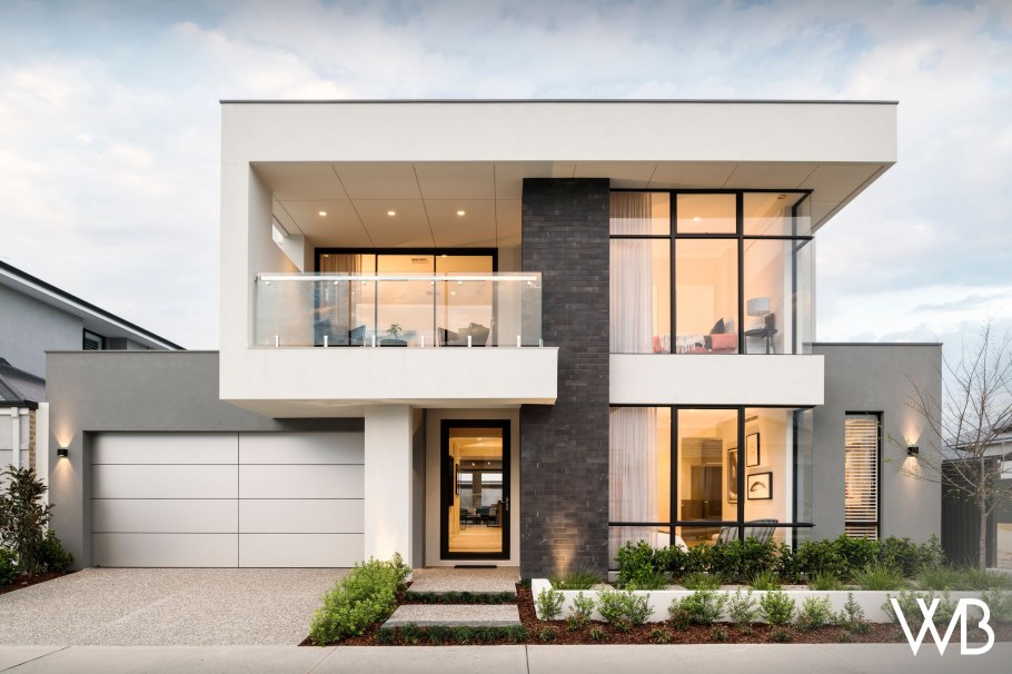 Дома с плоской крышей и панорамными