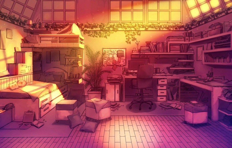 Комната из аниме