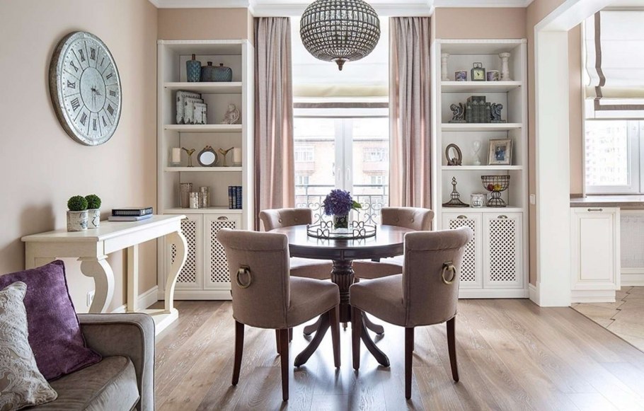 Столовая в стиле Неоклассика и арт деко