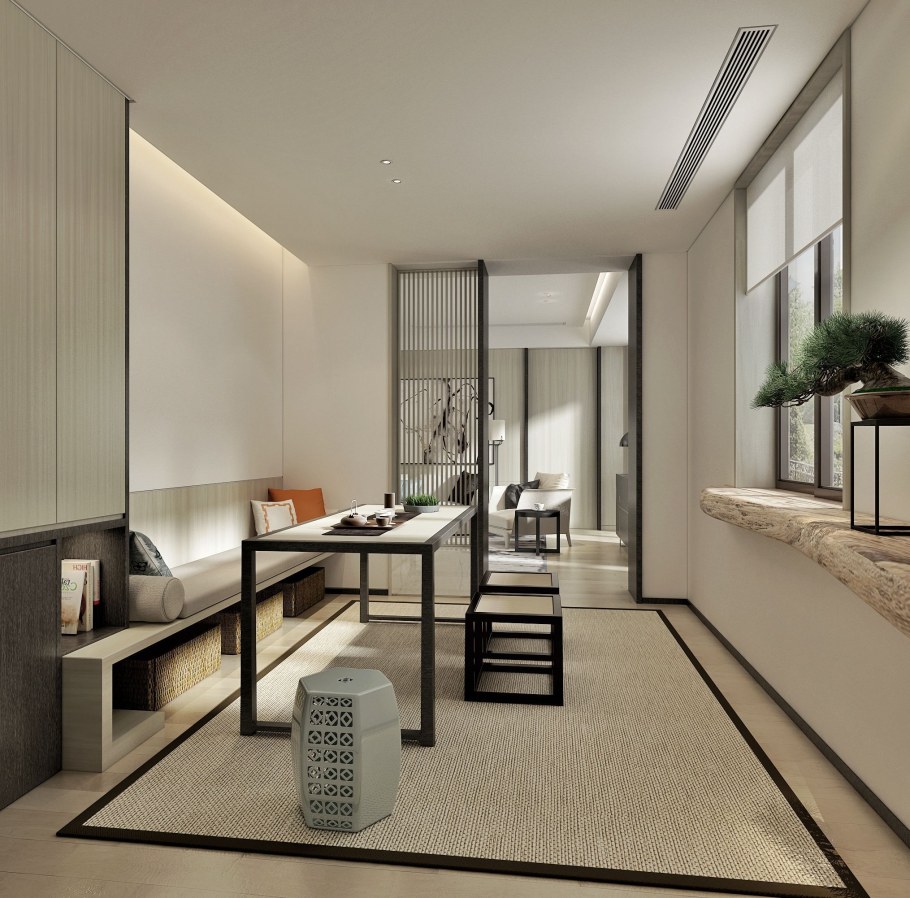 Японский дом композиция