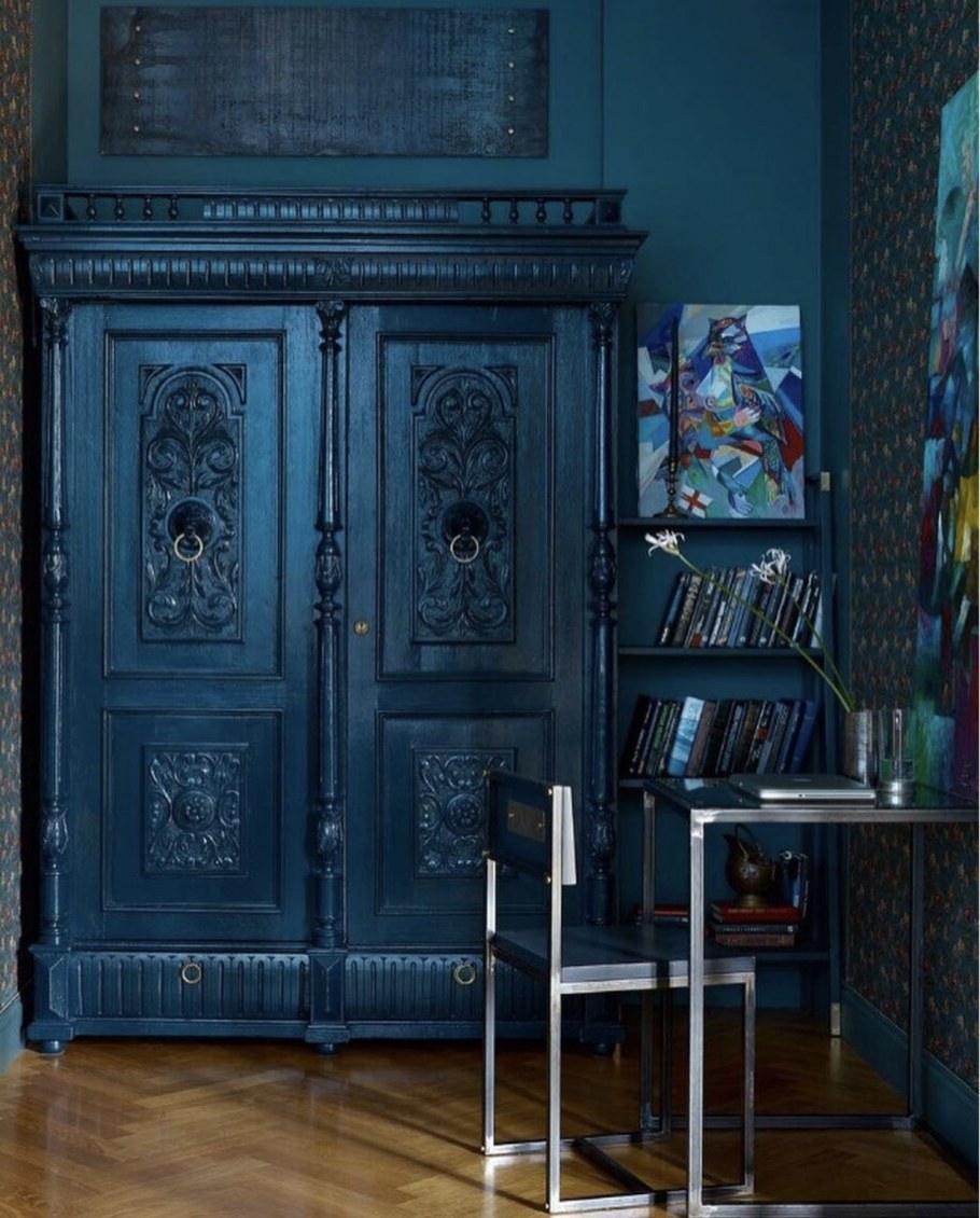 Комод икеа БРИМНЭС синий