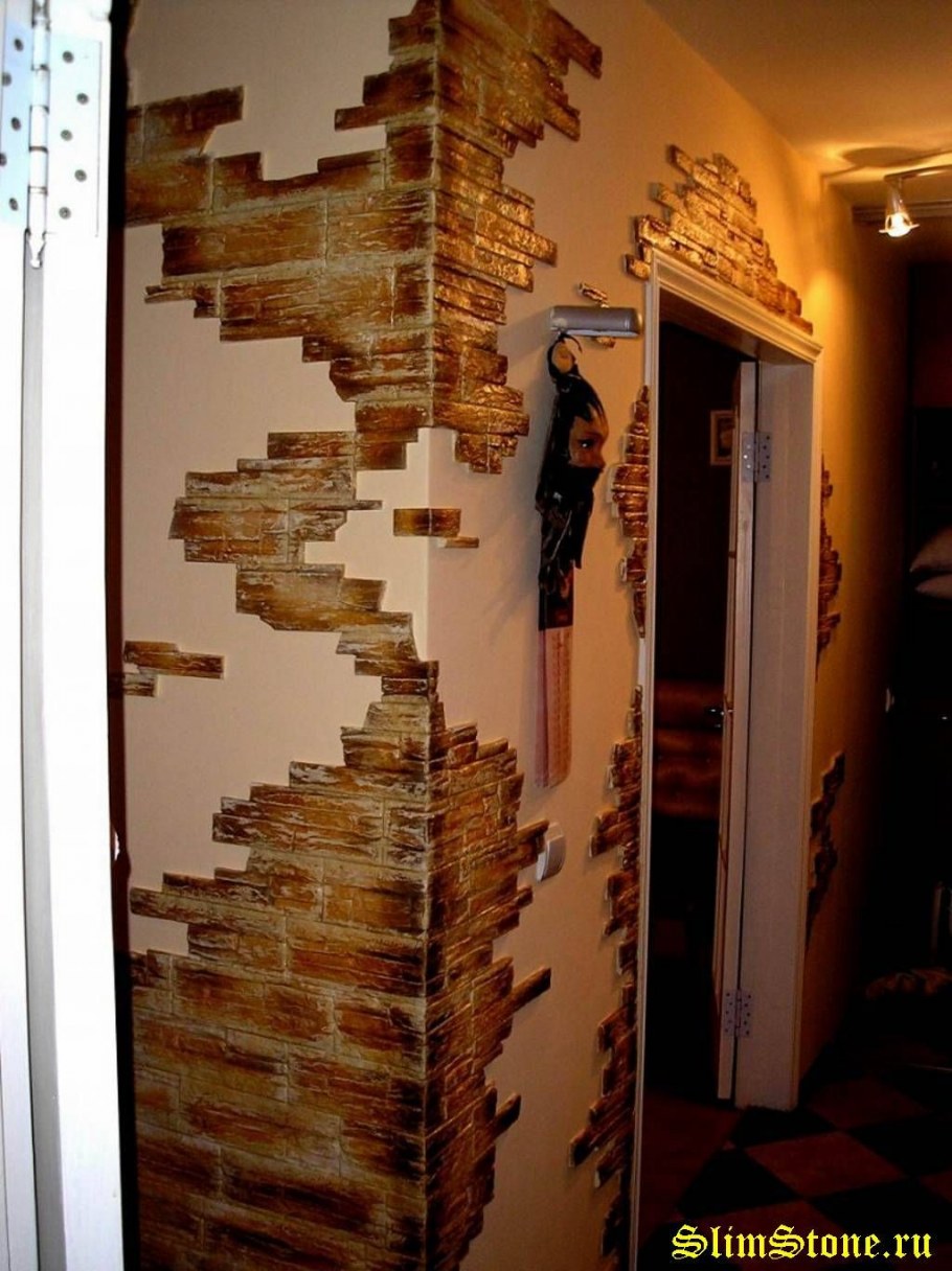 Декор декоративным камнем