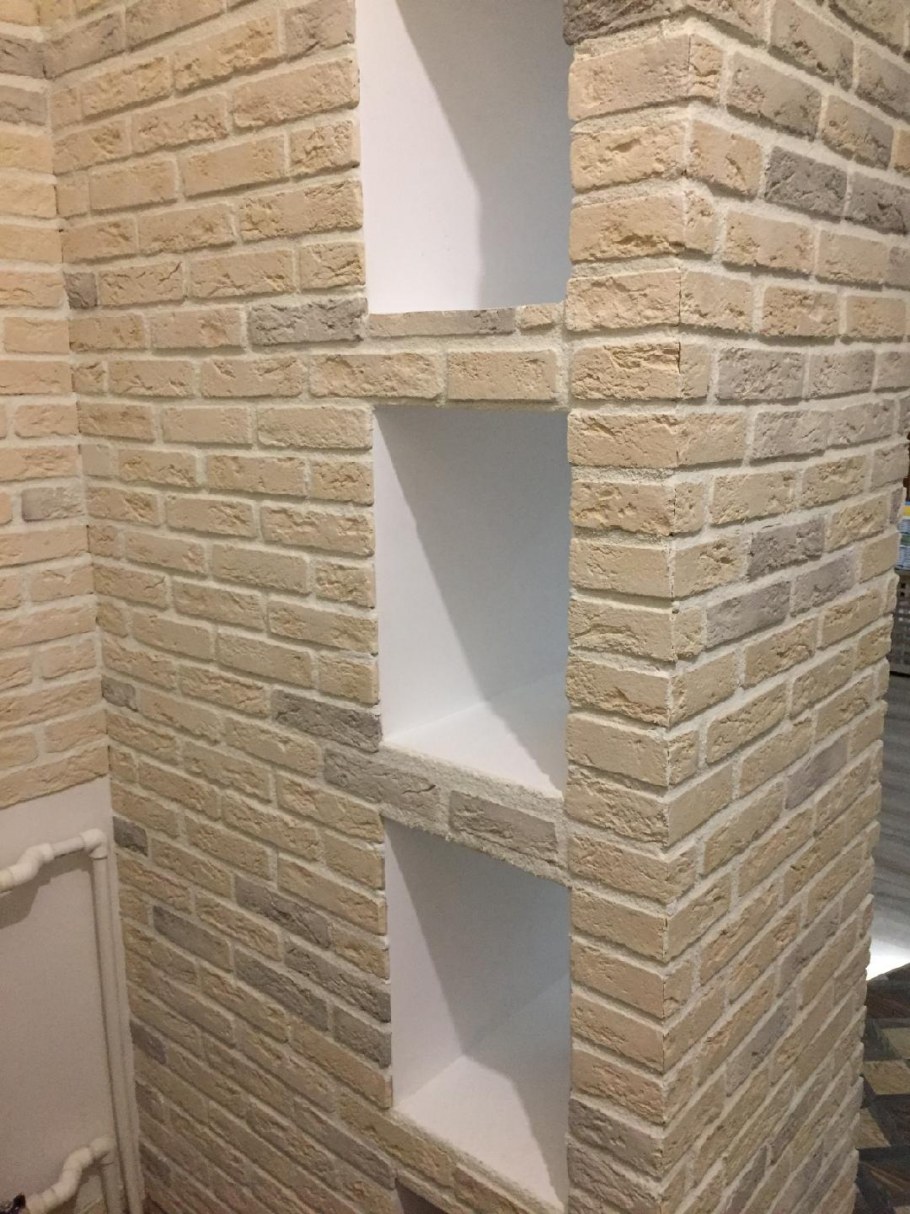 Монтаж декоративного кирпича