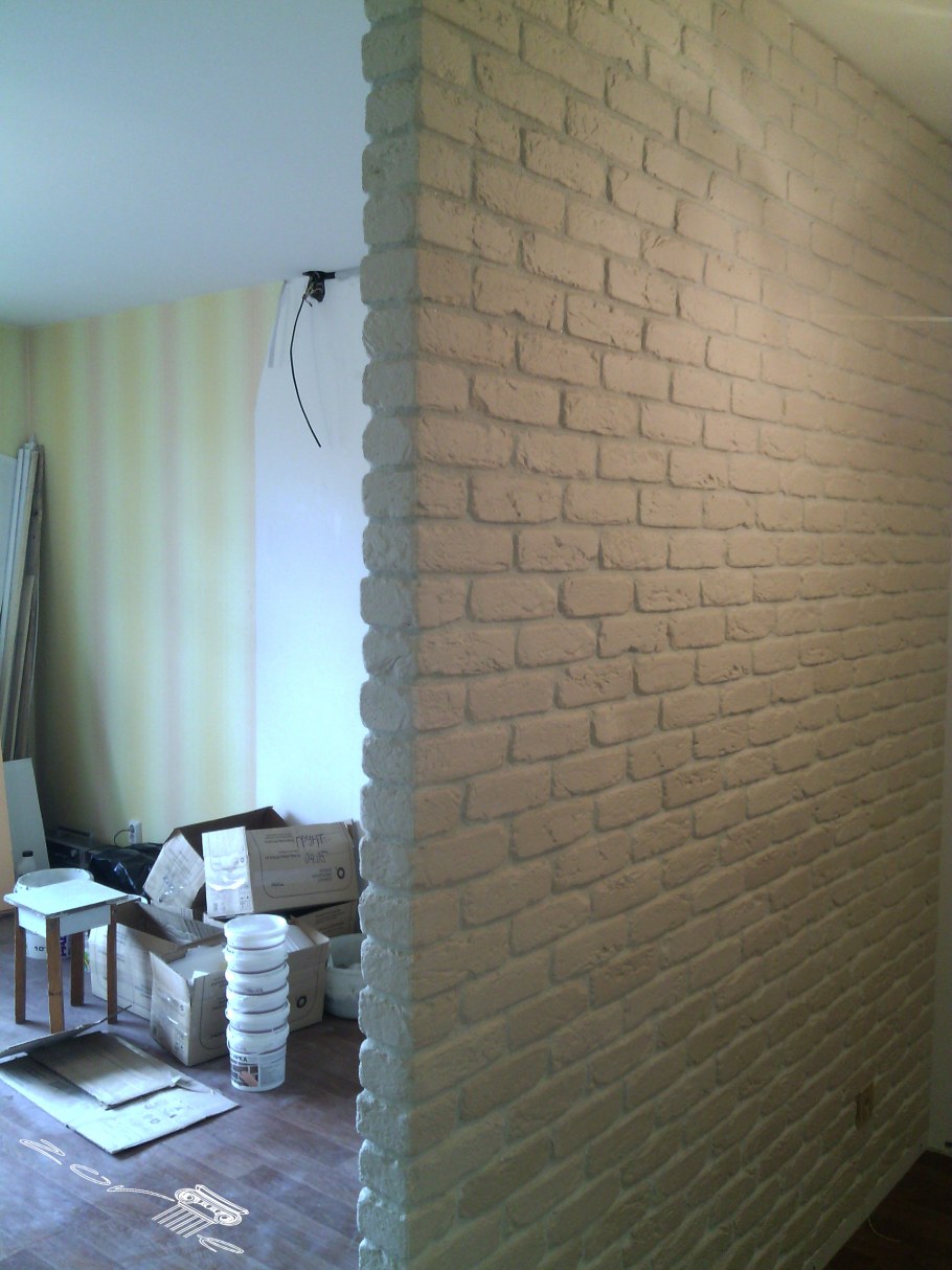 Кирпичики из гипса для внутренней отделки