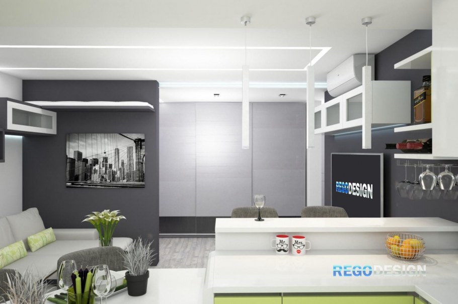 Интерьер квартиры в панельном доме трехкомнатная