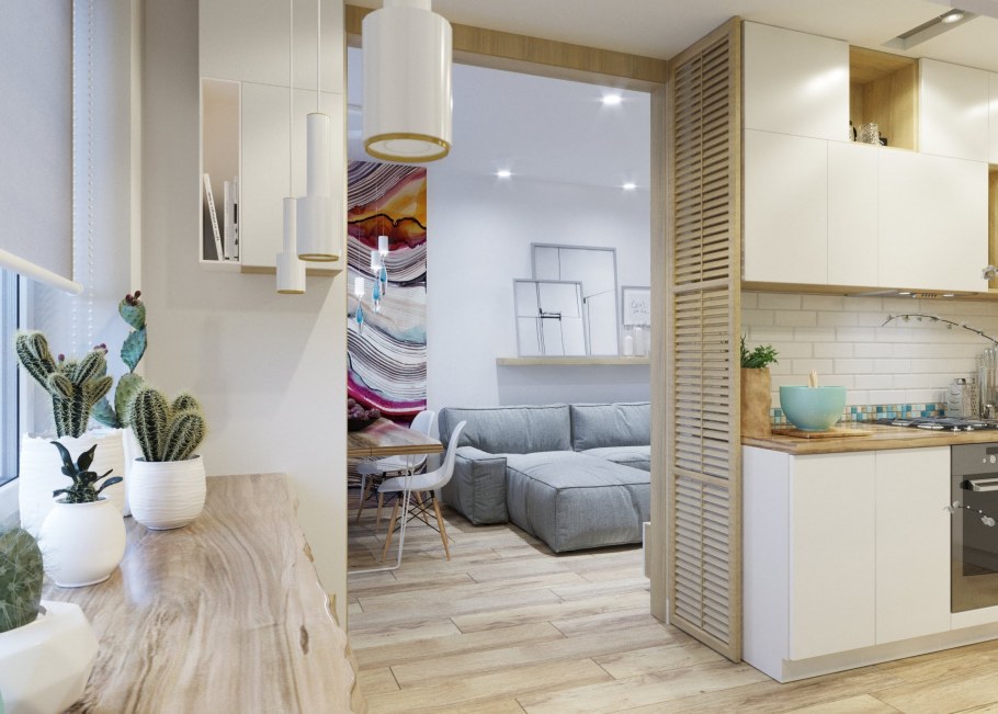 Проект квартиры в скандинавском стиле