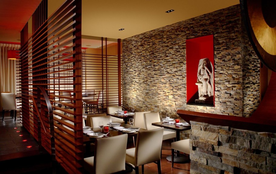 Интерьер стен в кафе