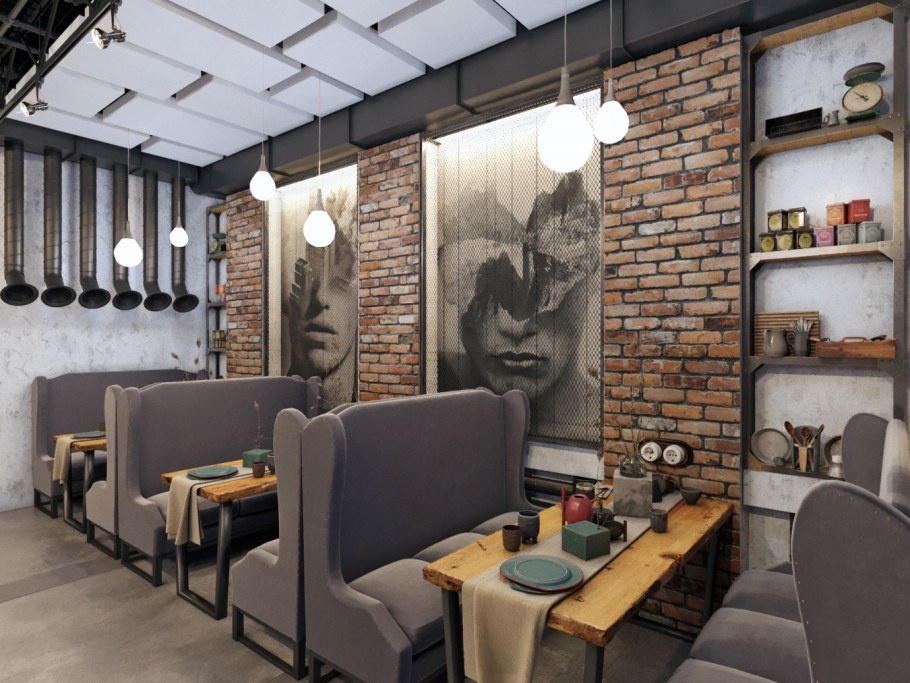 Проект кафе лофт