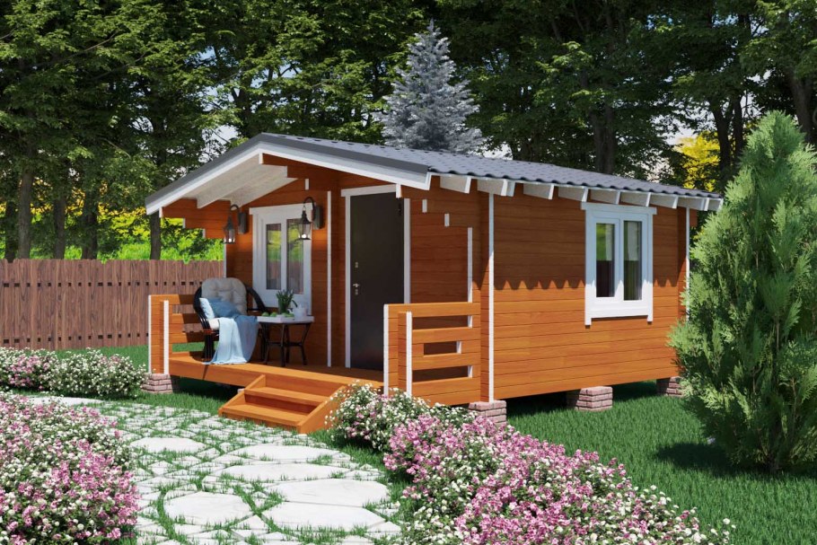 Современные беседки в парке