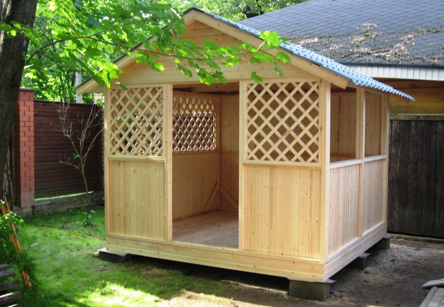 Деревянные беседки