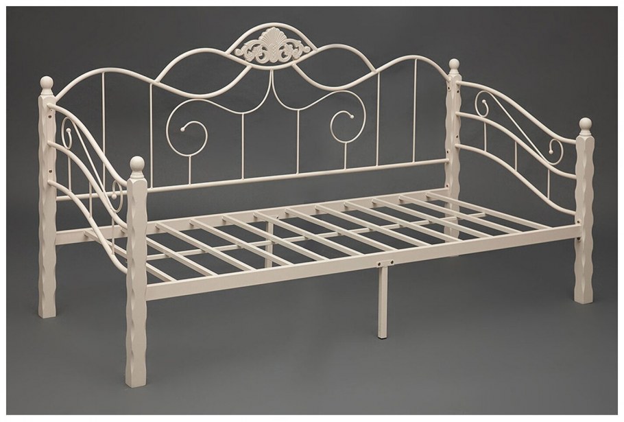 Кровать кованая TETCHAIR Canzona белая