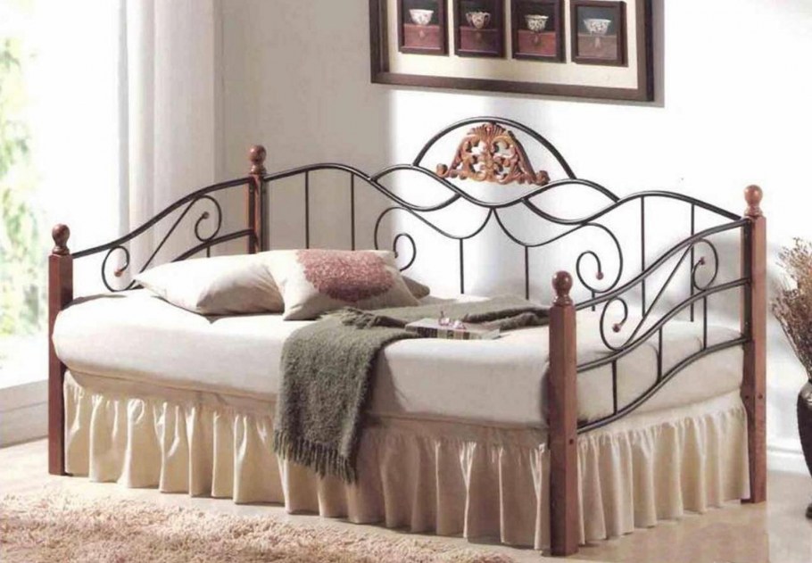 Кровать MK-5224-ro (Rose Oak/90*200) - Мик мебель