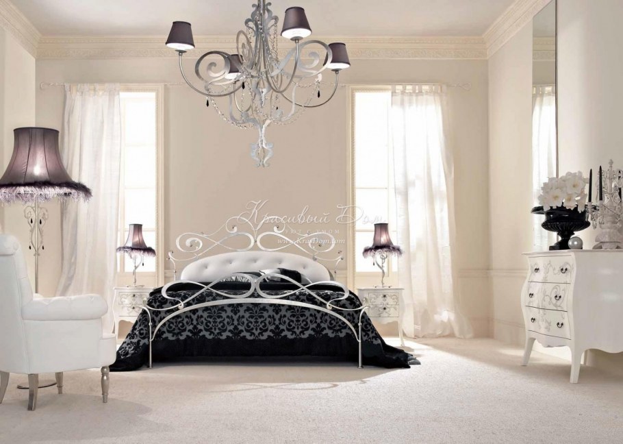 Кованые кровати в стиле арт деко