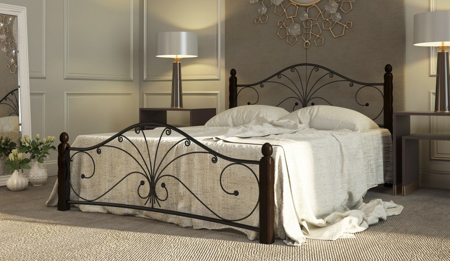 Двуспальная кровать Сандра