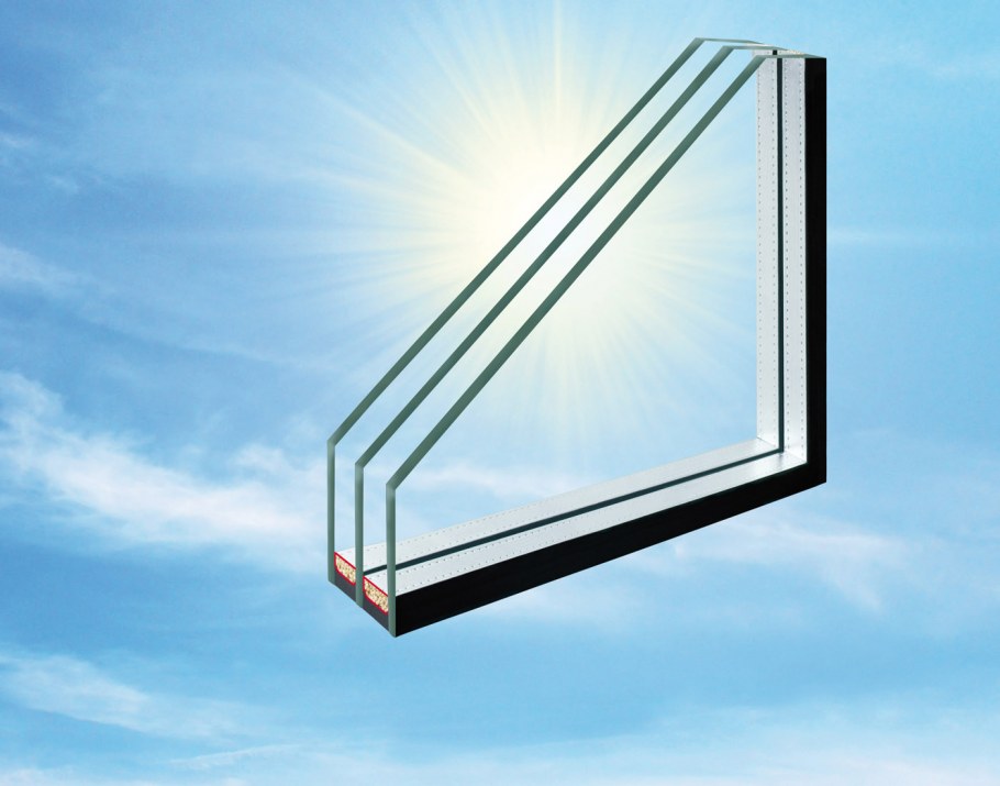 Двухкамерный с двумя стеклами с низкоэмиссионным покрытием