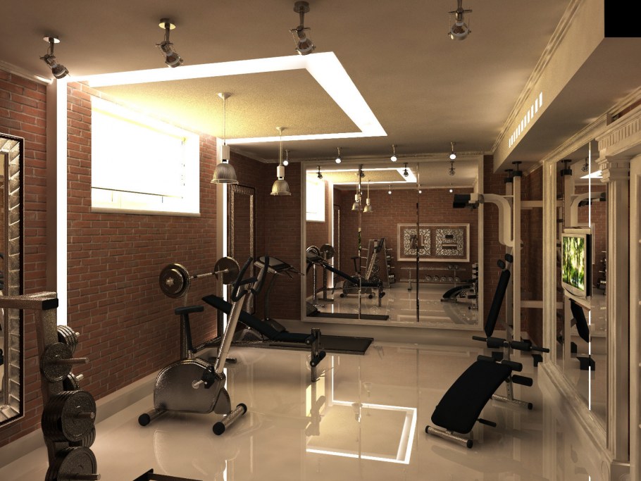 Спортзал интерьер