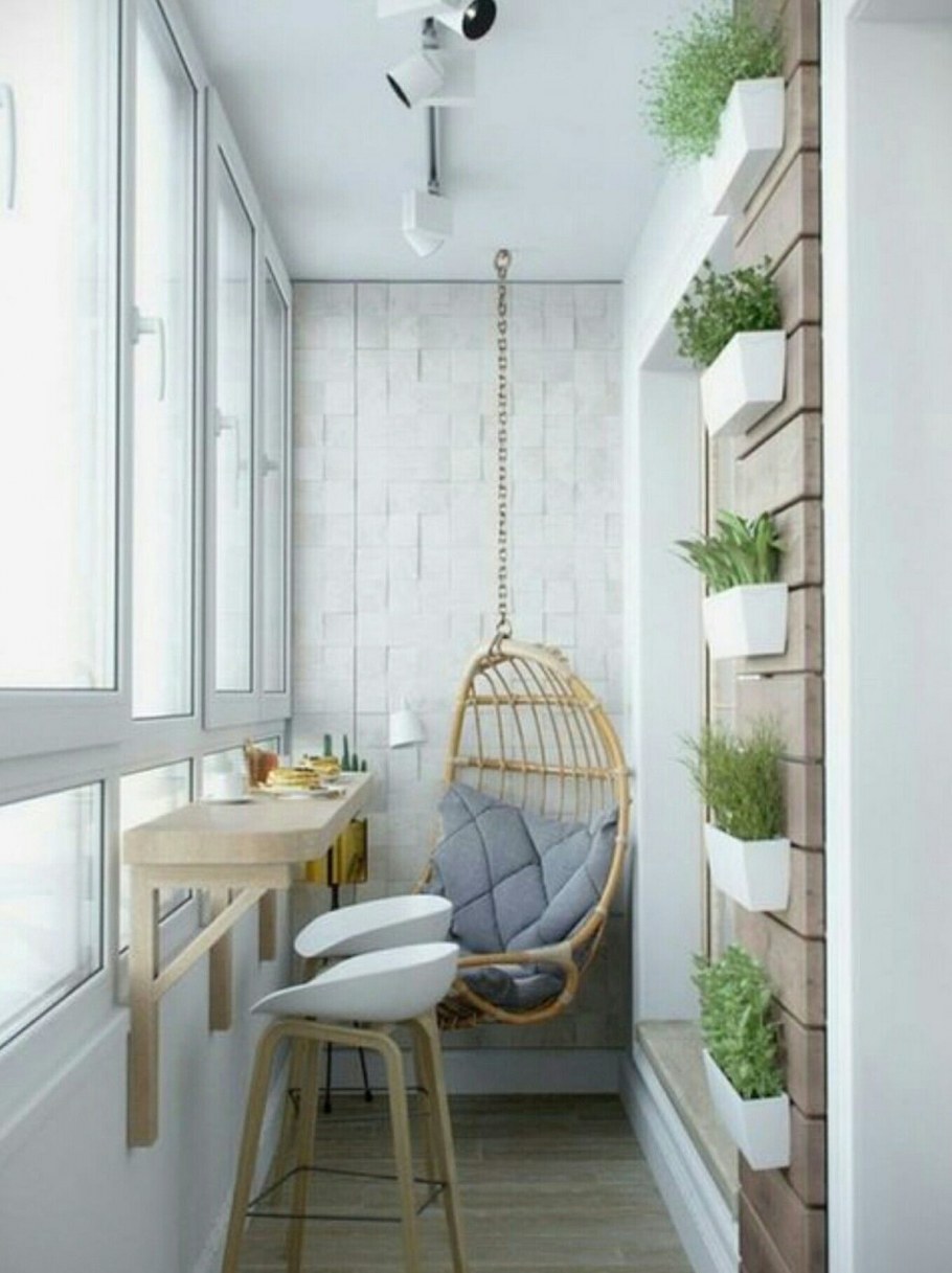 Балкон в скандинавском стиле