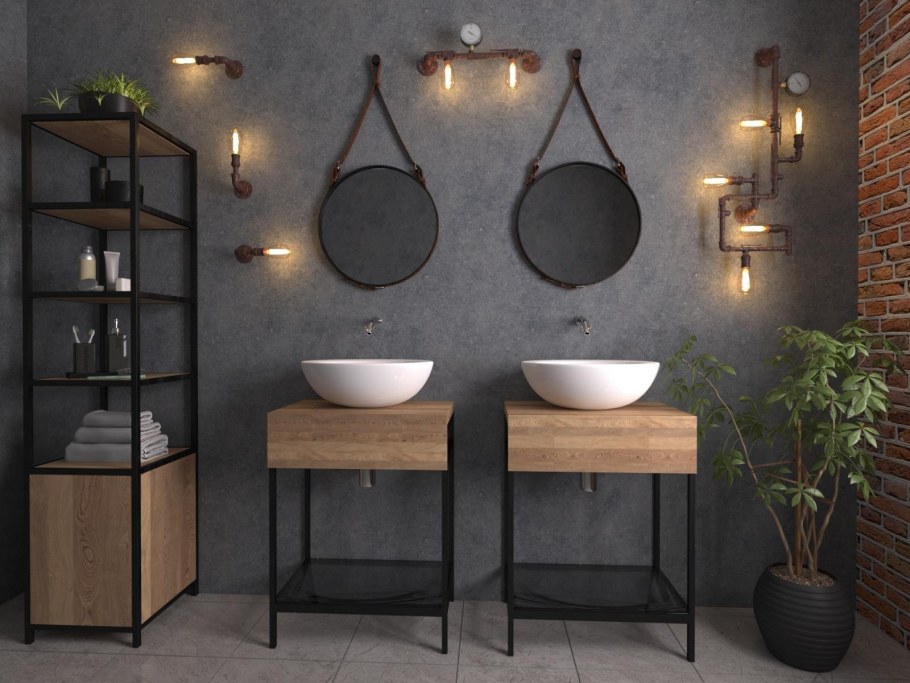 Ванная лофт