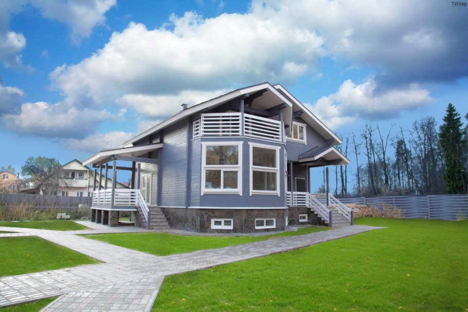 Коттедж из клееного бруса