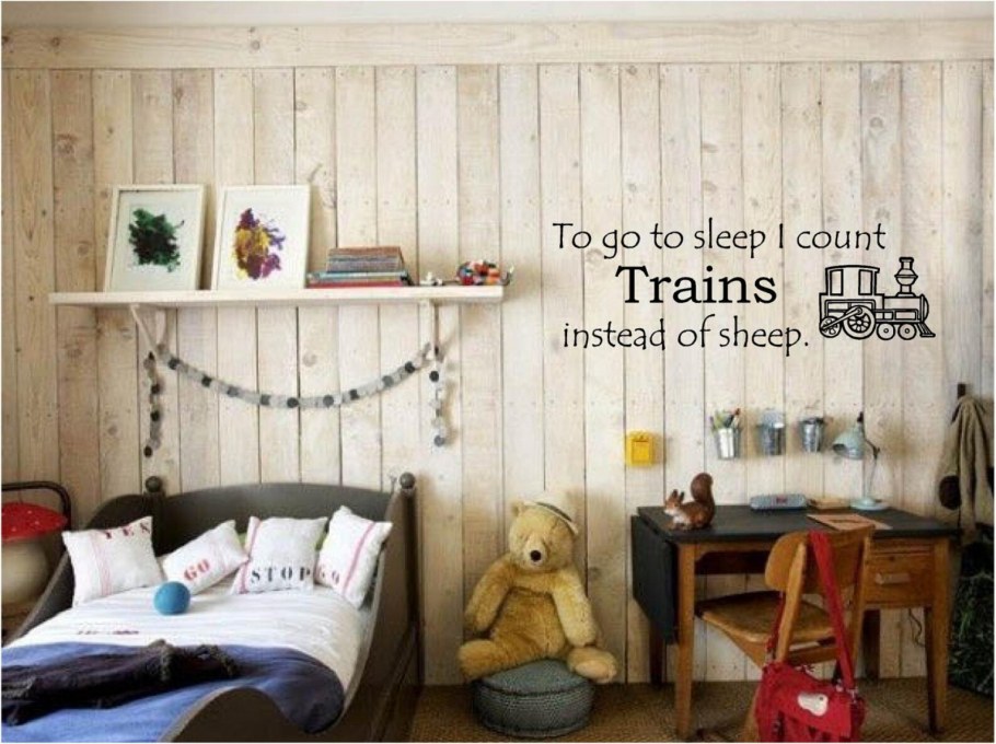 Евровагонка в интерьере детской