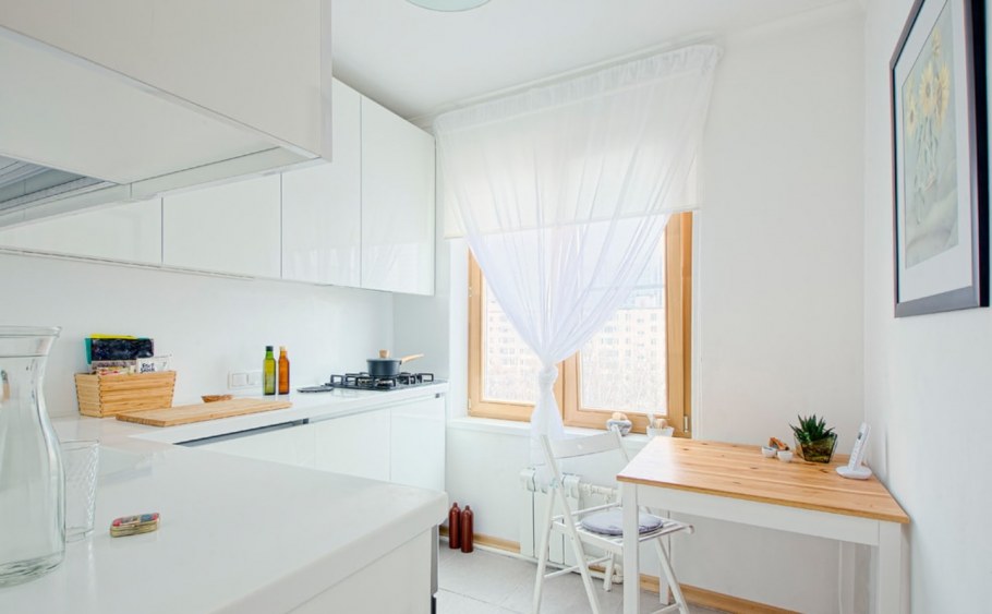 Кухни икеа с белой столешницей