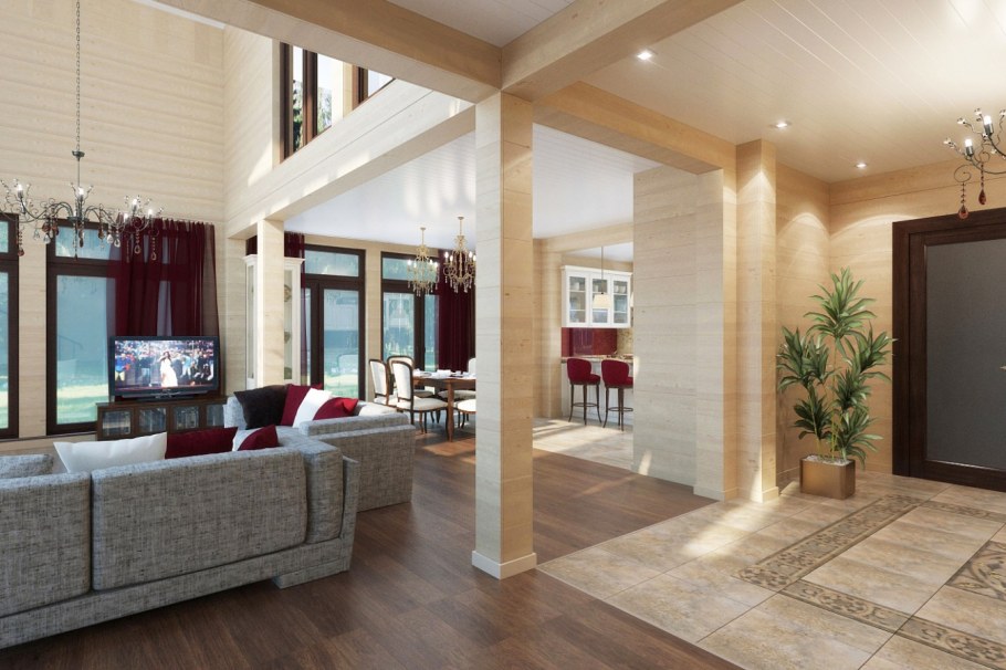 Проекты внутренней отделки домов