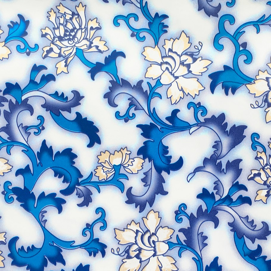 Гжель на стене