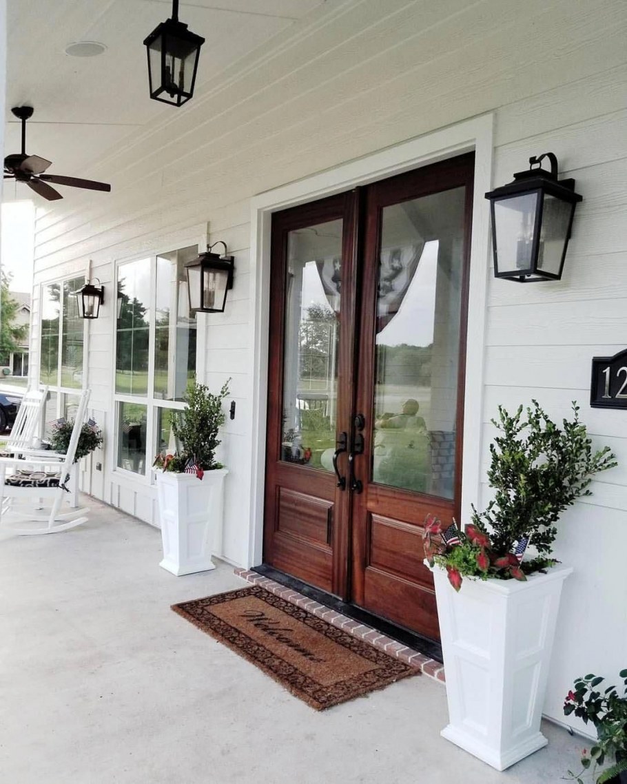 Дверь из кухни на террасу