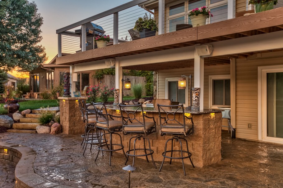 Кухня на террасе