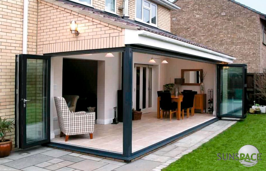 Раздвижные двери на веранду