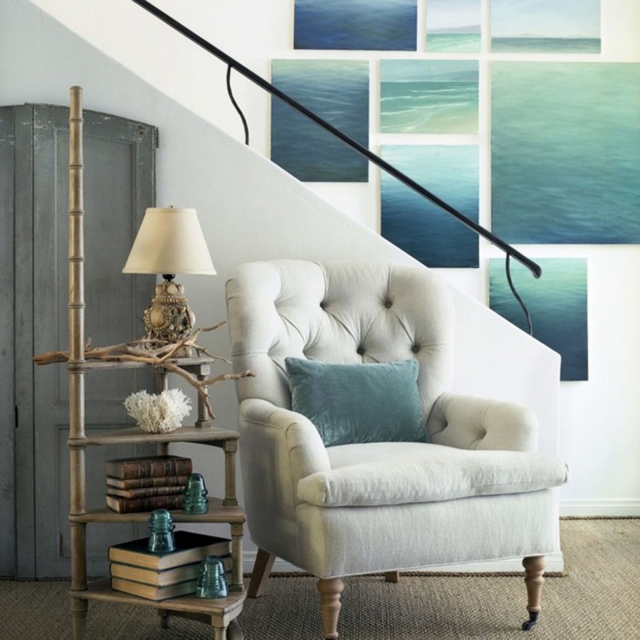 Морской цвет в интерьере