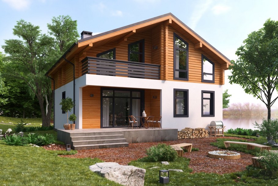 Дом за 100 дней фахверк