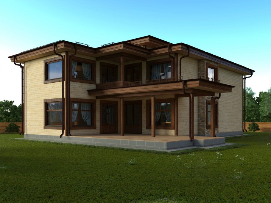 Проекты двухэтажных домов