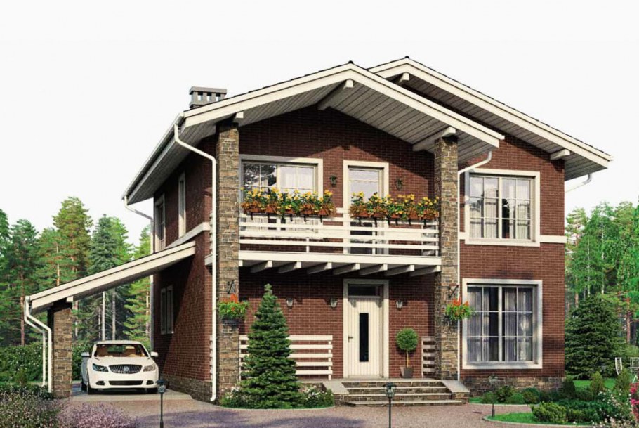 Дом Шале проекты двухэтажных домов 150 кв.м