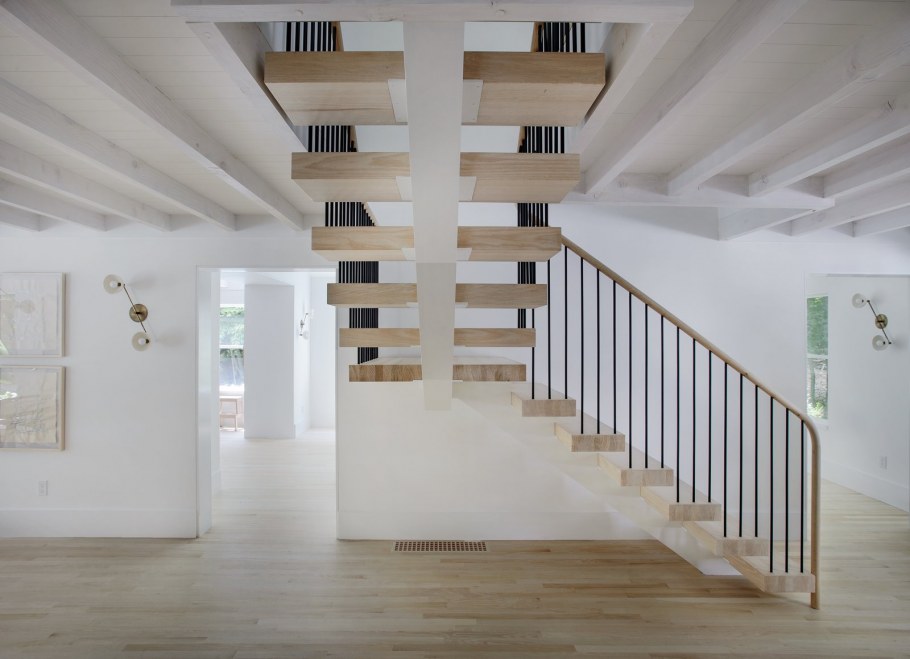 Перила для лестницы в стиле Сканди