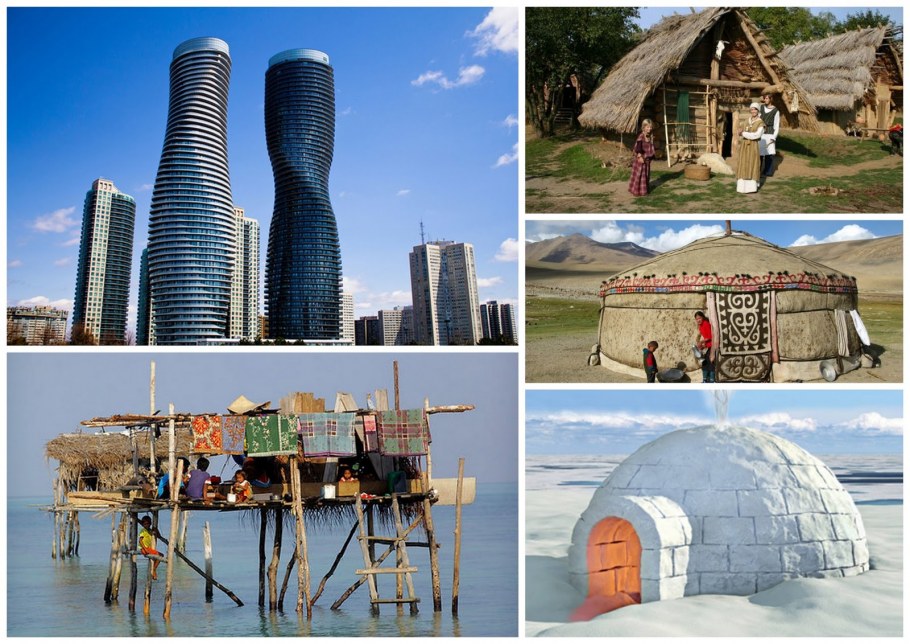 Дома бывают разные картинки