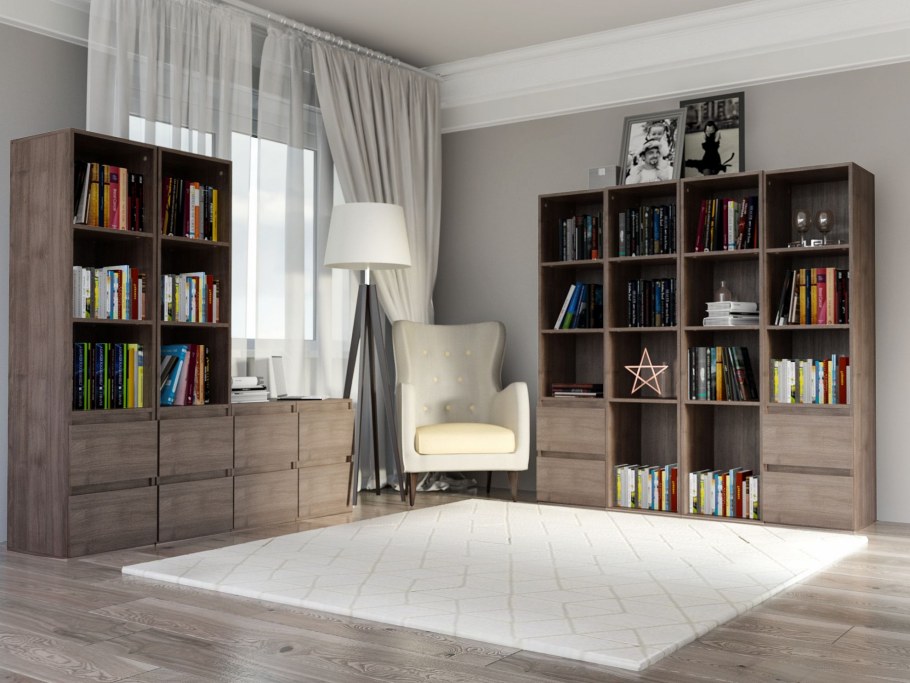 Офисная мебель дуб Шамони светлый