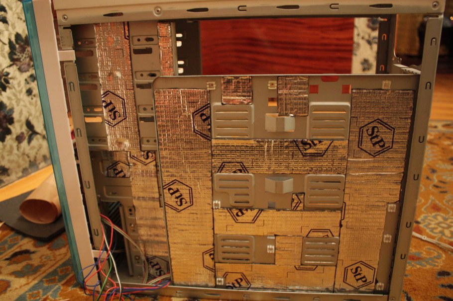 Шумоизоляция компьютерного стола