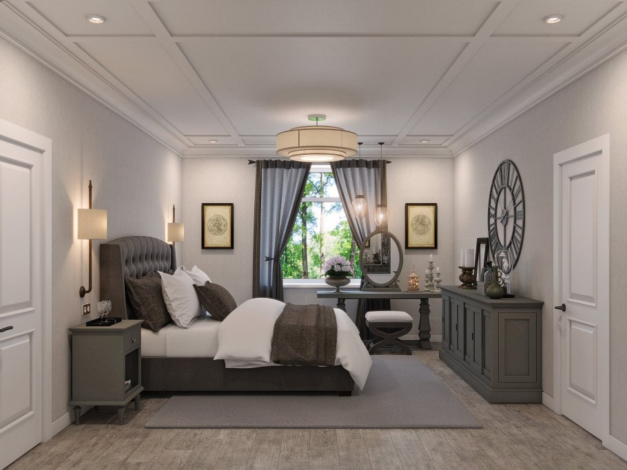 Комната в стиле американской классики